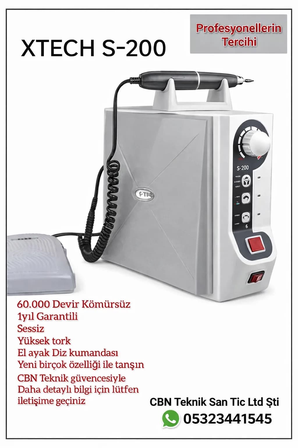 XTECH S200 Micromotor